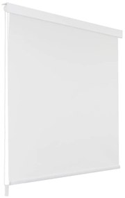 vidaXL Rolgordijn voor douche 140x240 cm wit