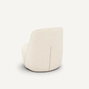 Draaiende fauteuil in gerecyclede stof, Rosebury