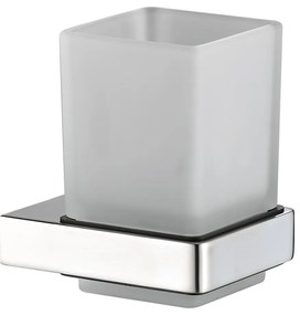 Plieger Altea glashouder met glas geborsteld chroom