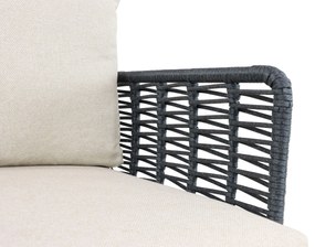 Stoel en Bank Loungeset 5 personen Aluminium/wicker Grijs  Coco Ibiza