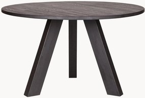 Ronde eikenhouten eettafel Rhonda