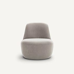 Fauteuil in fluweel, Rosebury design E.Gallina