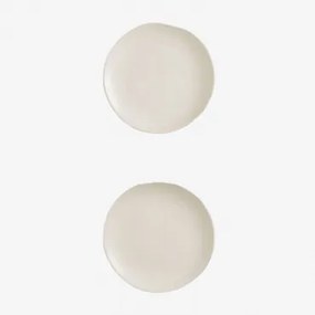 Set Van 2 Belvere Dessertbordjes Gardenia Wit - Sklum