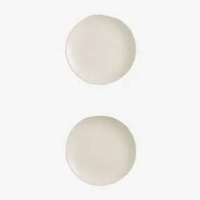 Set Van 2 Belvere Dessertbordjes Gardenia Wit - Sklum