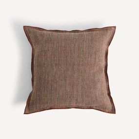 Geverfd geweven linnen kussenhoes, Missia