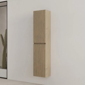 Gliss Design Timotheus kolomkast met ribbelfront 160cm ash gray
