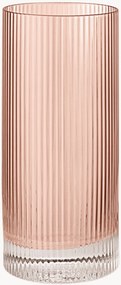 Mondgeblazen highballglazen Ripple met reliëfpatroon, 2-delig, 480 ml