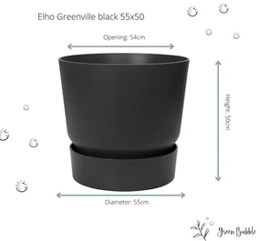 Pot Elho Greenville zwart