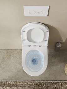 Bruckner Glanz randloos toilet met vortex spoeling 36x54cm wit