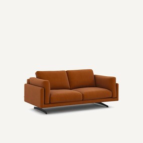 Bank, 2-zit, linnen fluweel, César