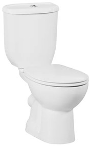Creavit Sedef Staande Toilet - onderpot - zonder bidet sproeier -p-trap - wit SD310-11CB00E-0000
