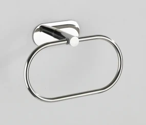 Wenko Orea turbo-loc handdoekring RVS glans