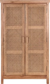 Must Living Provence Rotan Kast Naturel - 80x40x140cm.