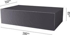 Platinum Aerocover tuinsethoes - Ademende hoes voor tuinset met rechthoekige tafels van 260 tot 280cm (inclusief stoelen)