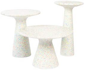Zuiver Victoria Recycled Terrazzo Bijzettafel Medium - 40 X 40cm.