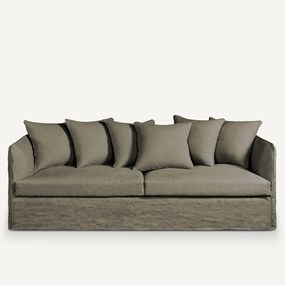 Bank 3-, 4- of 5-zits in dik stonewashed linnen, Neo Chiquito