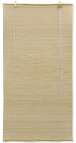 vidaXL Rolgordijn 100x160 cm bamboe natuurlijk