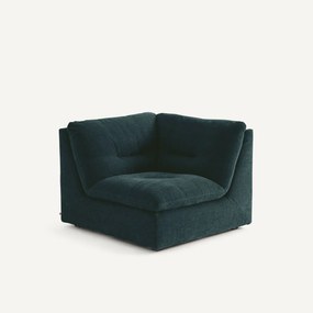 Modulaire 90° hoek in chenille fluweel, GIULIANO