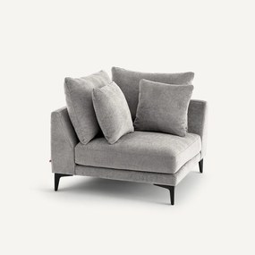 Hoekbank in polyestermix, MODERNISTE, ontwerp Emmanuel Gallina
