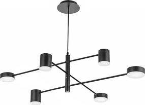 Moderne plafondlamp met 6 armen APP597-6C