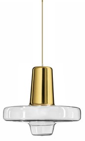 Hanglamp Metaal Glas Goud LED APP553-1CP