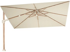 Challenger T2 premium parasol 260x350 cm teak champagne