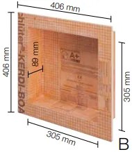 Schlüter Kerdi inbouwnis 30x30cm