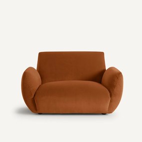 Fauteuil in fluweel, Spogano