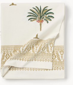 Handbedrukte tafelkleed Palm Tree