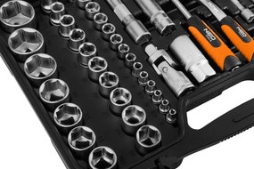 NEO Doppenset 1/4"– 1/2" 110-delig