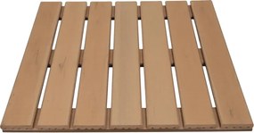 Terrastegel composiet 50 x 50 cm bruin gevlamd FSC (24 mm) massief