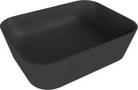 Polysan Banera waskom vierkant 50x36cm antraciet mat