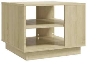 vidaXL Salontafel 55x55x43 spaanplaat sonoma eikenkleurig