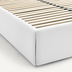 Bedframe met afneembare hoezen, boxfunctie, met gemonteerde lattenbodem, CONNOR