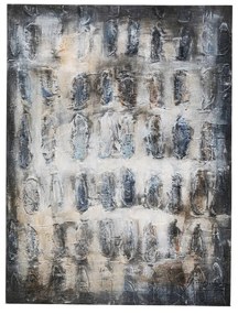 Kare Design Shadows Grey Abstract Schilderij Grijs Beige