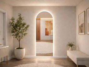 Atypische badkamerspiegel met LED verlichting A38 35×93