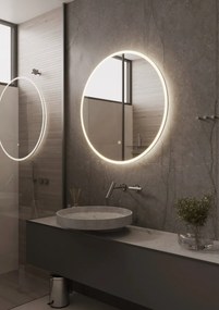 Martens Design Porto spiegel met LED verlichting, spiegelverwarming en touchbediening 100cm