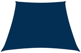 vidaXL Zonnescherm trapezium 3/4x3 m oxford stof blauw