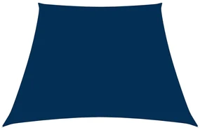 vidaXL Zonnescherm trapezium 3/4x3 m oxford stof blauw