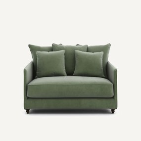 2-zits omvormbare bank van fluweel, Lazare