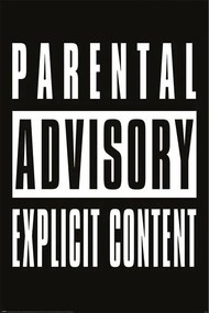 Poster Parental Advisory - Explicit Content, (61 x 91.5 cm)