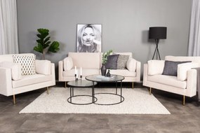 Jörn 3-Zitsbank - Knut -  Beige - Rib - Jörn