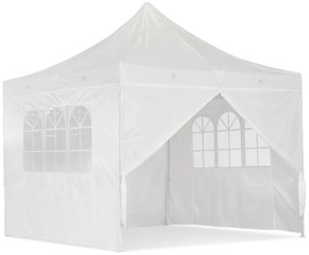 Witte Essen sneltuintent 3x3m met zijwanden Tuinpunt