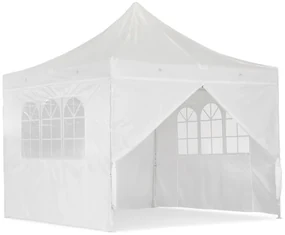 Witte tuinfeesttent Essen 3x3m met zijwanden Tuinpunt