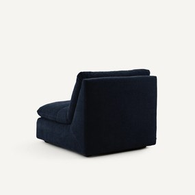 Modulaire fauteuil van chenillefluweel, Giuliano