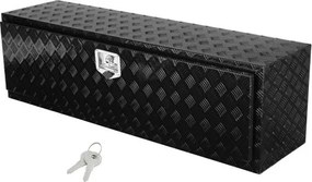 VEVOR Truckbox gereedschapskist, opbergbox voor onder de laadbak van een aanhanger, gereedschapskist 1524 x 432 x 457 mm, opbergbox voor pick-ups, aluminiumlegering, draagvermogen 50 kg, afsluitbare opbergbox