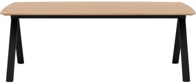 Goossens Excellent Eettafel Floyd, Semi rechthoekig 200 x 100 cm