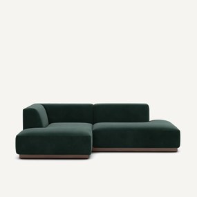 Linkse hoekbank in fluweel, Jacopo