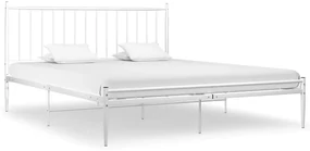 vidaXL Bedframe metaal wit 200x200 cm