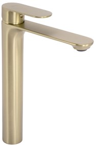 Wastafelkraan Rea Drop Brush Gold High